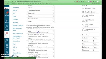 Customizing Course Navigation Menu