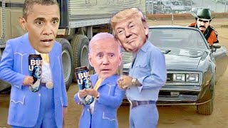 BUD LIGHT BIDEN in SMOKEY AND THE BANDIT ~ try not to laugh