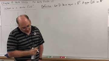 13.1 Vector Fields (video 1) - What is a Vector Field?