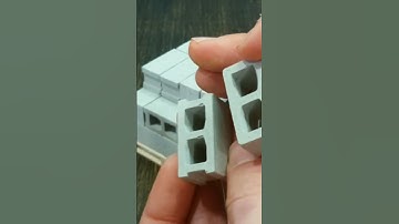 Acacia Grove Mini Cinder Blocks, 12 Pack, 1/12 Scale