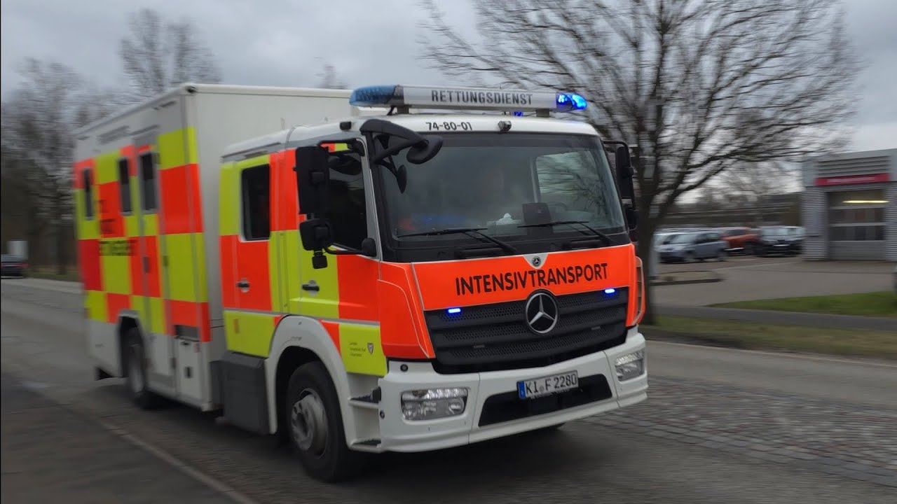 Intensivtransport (ITW) Kiel ins WKK Heide