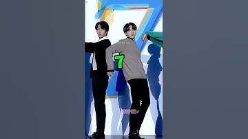 BTS Pose Forming The Number 7 And Tae 😎🤚✌️ #shorts #bts #tae