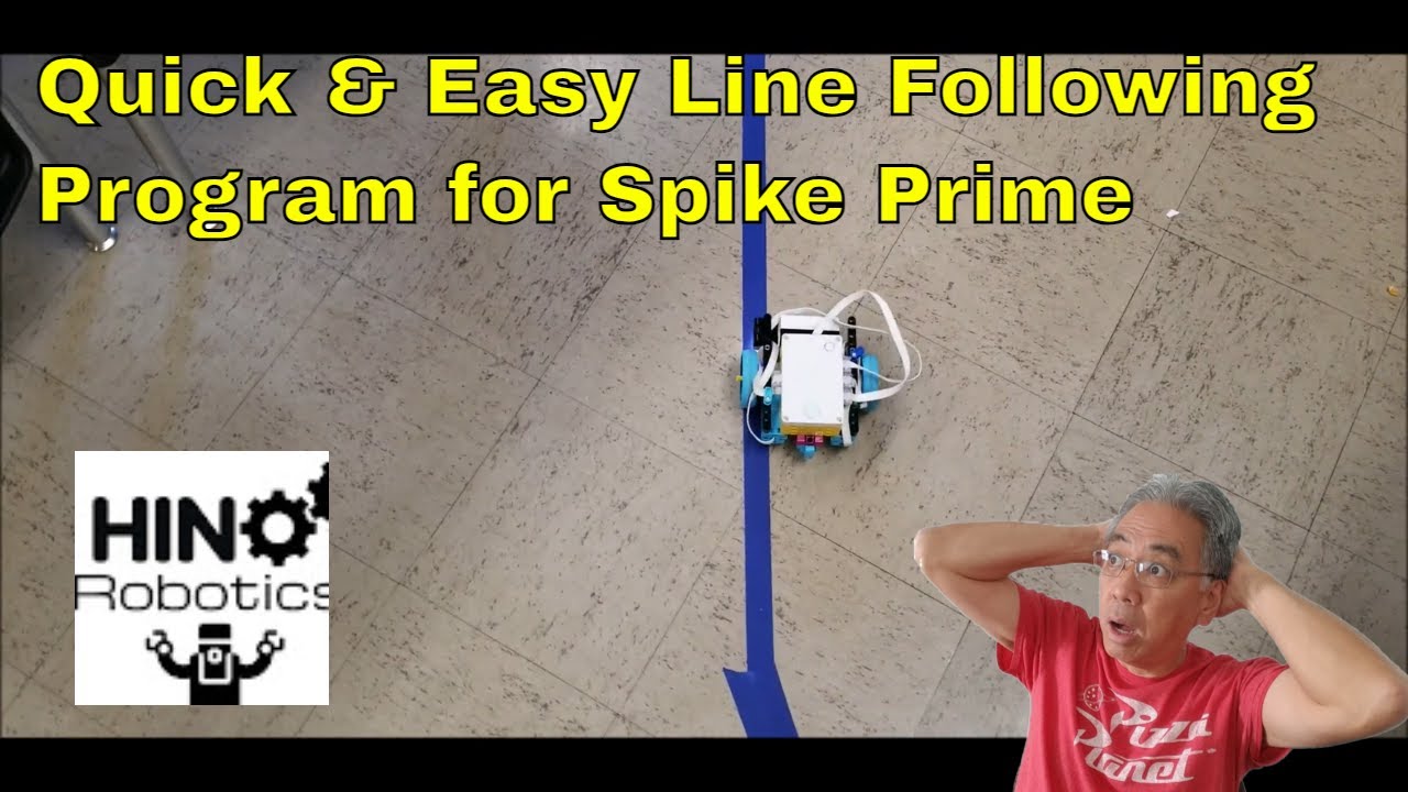 Quick and Easy Line Following Program for Spike Prime