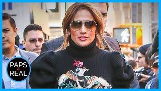 Jennifer Lopez perfect beauty at AOL Build in NYC | Paps4Real