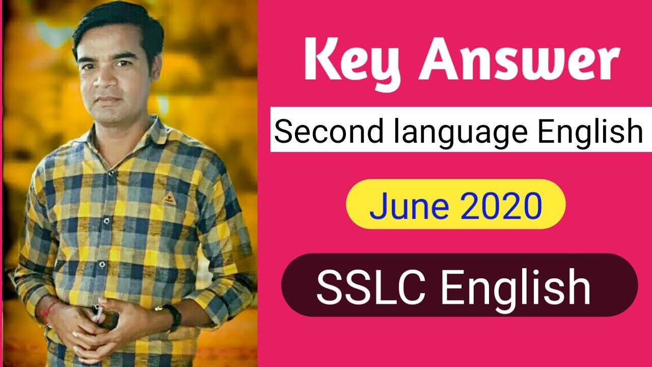 English key answer I Second language English key answer 2020 - YouTube