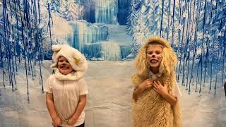 Snow ball fight - actas Lockleaze Kids Theatre