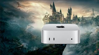 Hogwarts Legacy Mac Mini m4 Performance Test Hogwarts Legacy Mac Mini M4 Crossover Dlss Performance Test