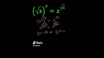 A Radical Exponential Equation