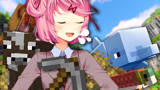 (DDLC Animation) Natsuki Plays Minecraft Part 1