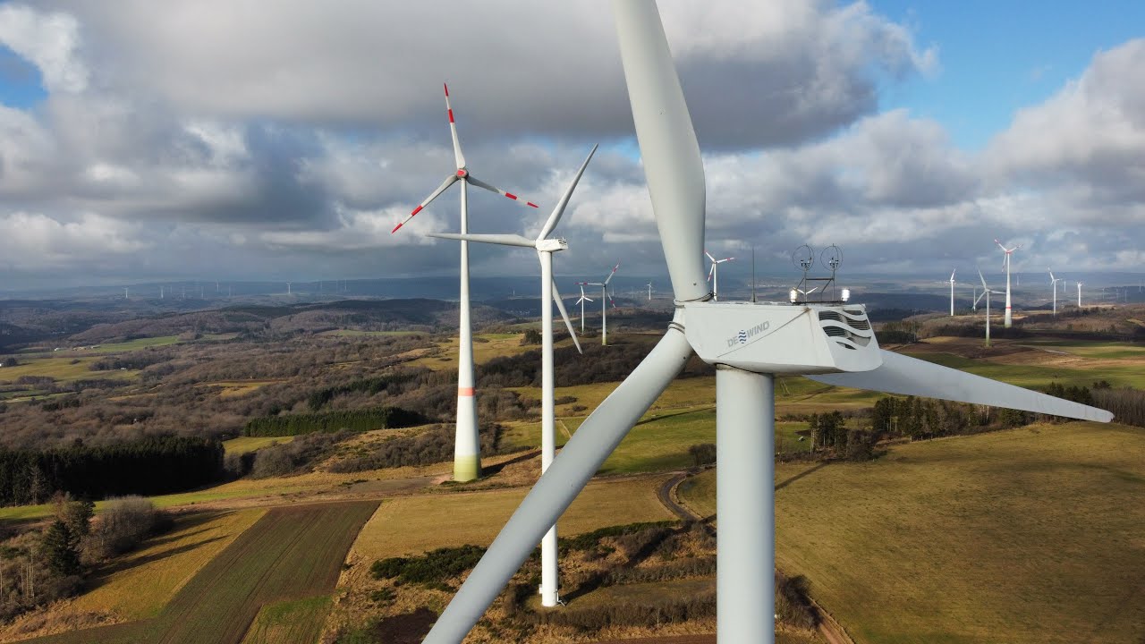 Windpark Wolfersweiler/Hahnweiler - Enercon E-82, E-58, E-40, DeWind D6, Südwind S70, Vestas V112