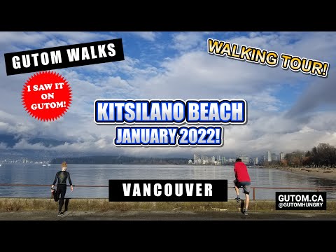 Video: Kitsilano Beach (Kits Beach) ve Vancouveru, BC