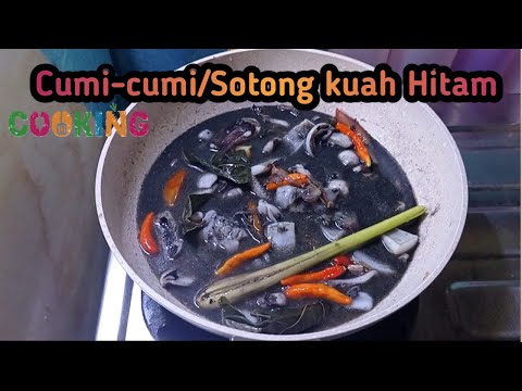 Resep Cumi Sotong Kuah Hitam