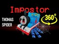 If CURSED THOMAS SPIDER was the Impostor 🚀 Among Us Minecraft 360°