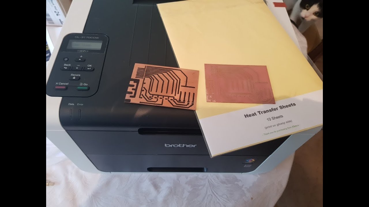 Making PCBs with a Laser Printer YouTube