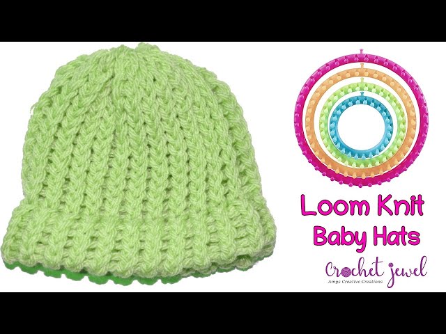 Tricks of the Trade: Loom Knitting, Newborn Baby Hat, Newborn Baby Booties,  Newborn Baby Mittens