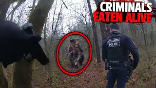 These 3 Criminals Were EATEN ALIVE By Deadly Predators While Running From POLICE!