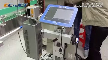 Winebottle Application with EC-JET Laser Printer