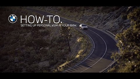 How to Set up Personal eSIM | BMW How-To