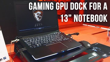 MSI Gaming Dock Mini for a 13" GS30 Notebook