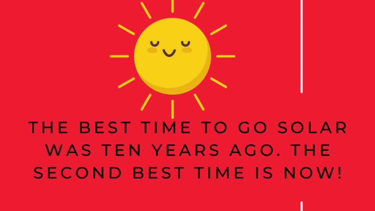 Solar Energy:  An Apples to Apples Comparison