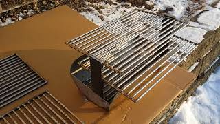 Custom Fire Pit Grate-Commercial Cooking Rack @brucehigley