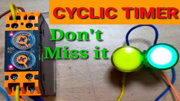 Selec Cyclic timer 800XC केसे काम करता है