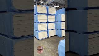 Sandwichplatten Für Wände Stärke 80 Mm, Polyurethan-Kern Flexible Längen