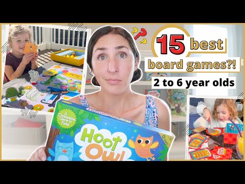 15 BEST BOARD GAMES FOR TODDLERS + PRESCHOOLERS (Cooperative Games