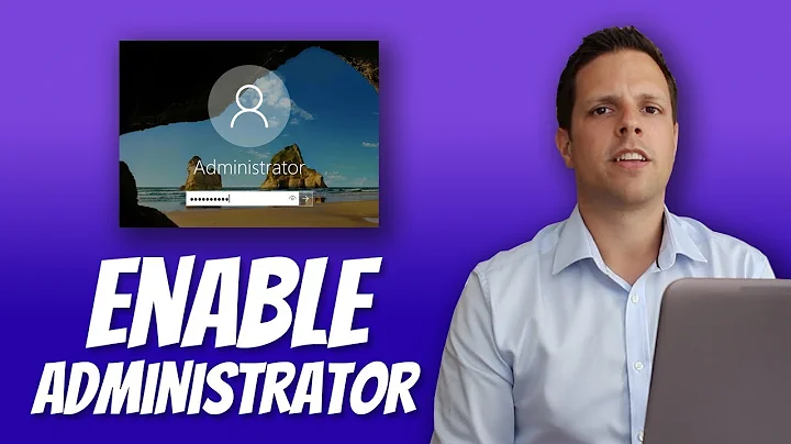 How to enable the administrator account in Windows 10