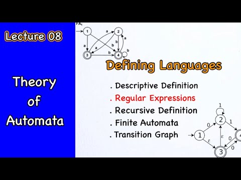 Lecture 08: Regular Expressions in TOC with Examples | 7 Minutes