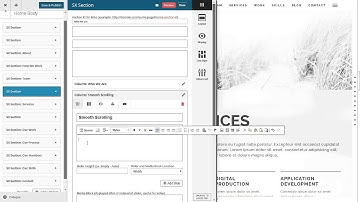 Skrollex WordPress Theme - Set Column Background