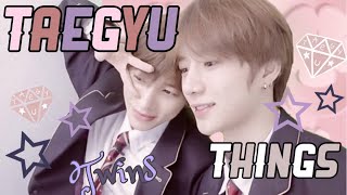 TXT TAEGYU things/similarities