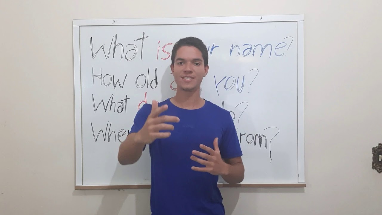Como se apresentar em inglês? - YouTube