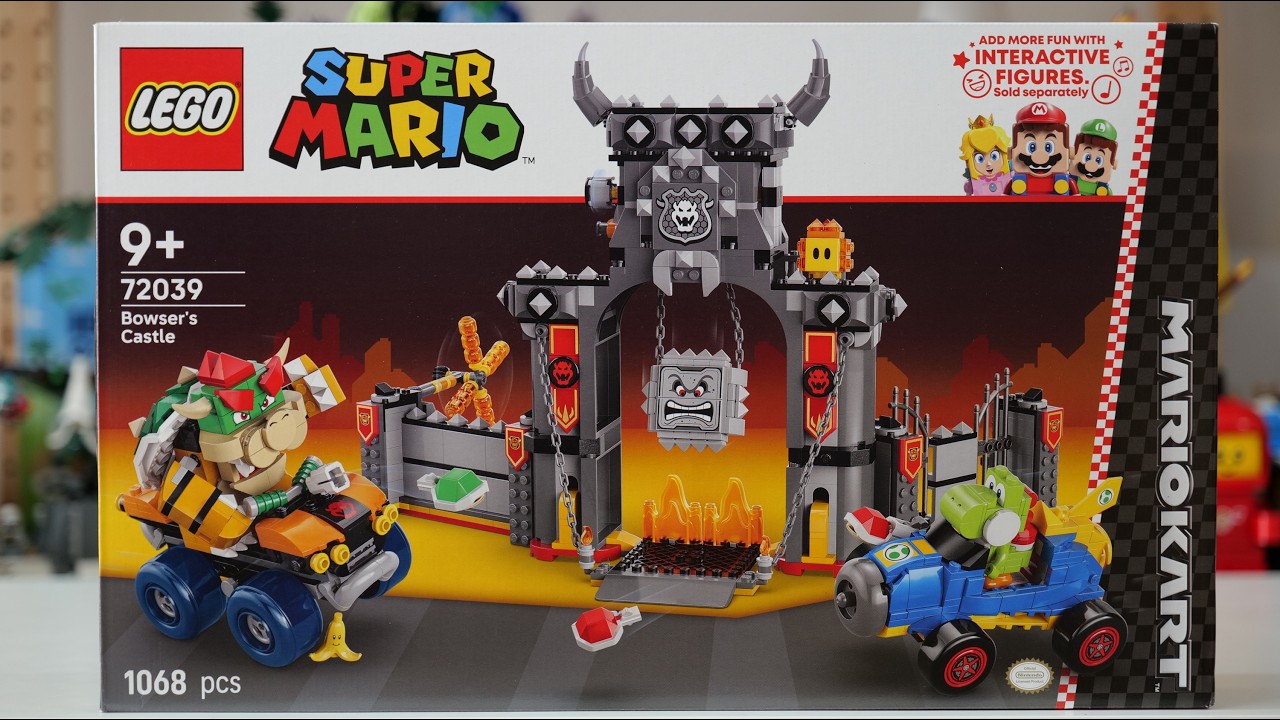 LEGO Super Mario 72039 Mario Kart – Замок Боузера, скоростная сборка
