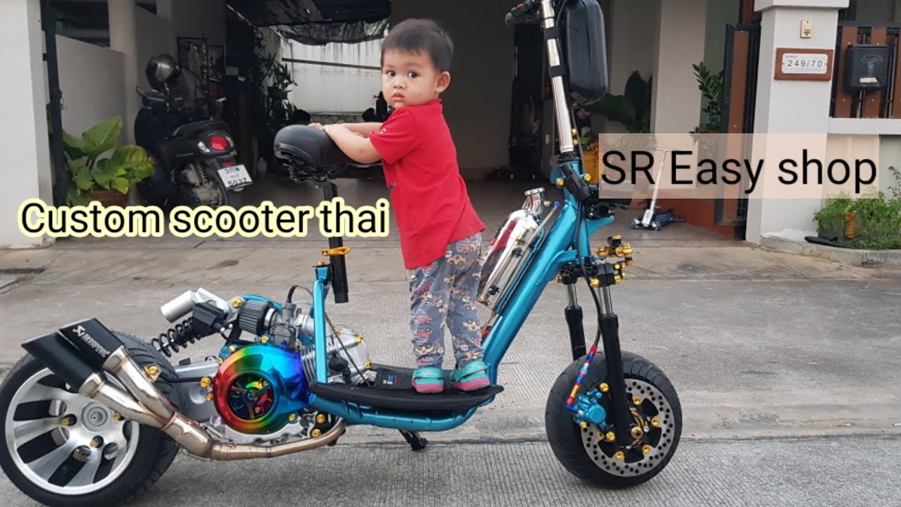 Custom Scooter thailand YouTube