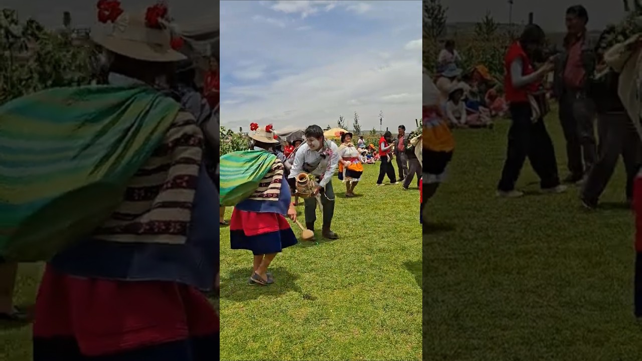 Asi se baila en el akshu tatay sapallanga huancayo #costumbres #viralvideo