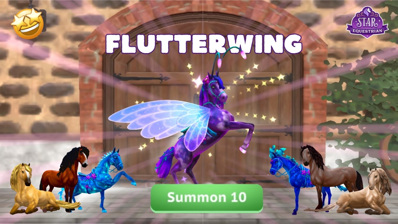 𝟏𝟎 𝗙𝗟𝗨𝗧𝗧𝗘𝗥𝗪𝗜𝗡𝗚 💎 𝐒𝐔𝐌𝐌𝐎𝐍𝐒 on Star equestrian ✨ Update & Friesian Breeding 💜