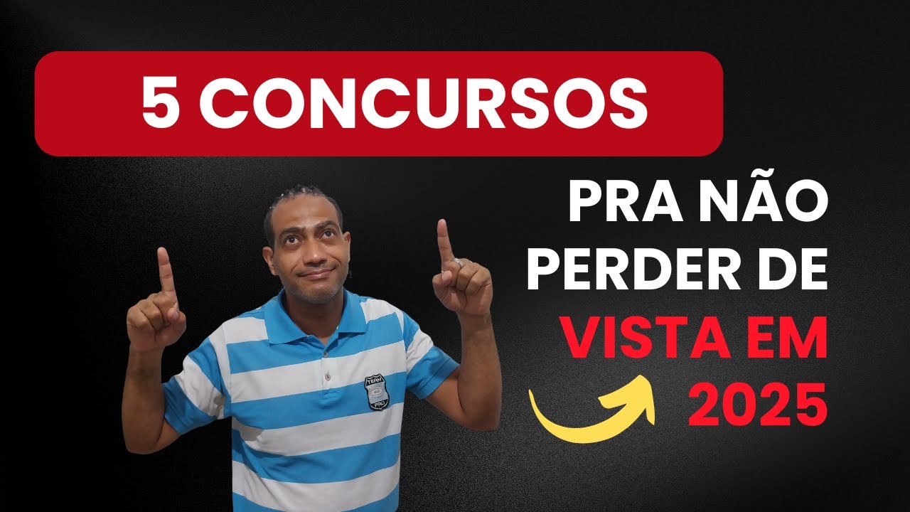 5 MELHORES CONCURSOS DE NÍVEL MÉDIO DO BRASIL - YouTube
