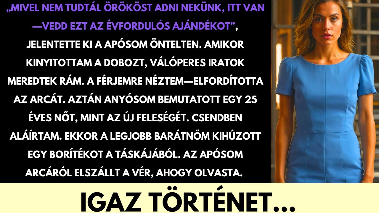 Az Apósom Válási Papírokat Adott Évfordulóra — De A Borítékom Szóhoz Sem Juttatta Őt