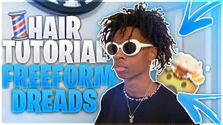 HOW TO FREEFORM DREAD/ THOT BOY HAIRCUT TUTORIAL + MORNING ROUTINE 🔥💈
