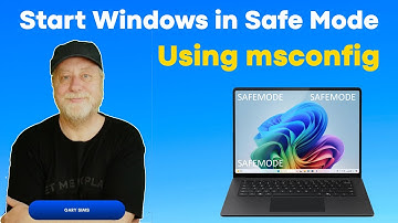 How to Start Windows 11 in Safe Mode - Using msconfig Command