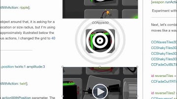 Examples of 3D and Special Effect CCActions in Cocos2d