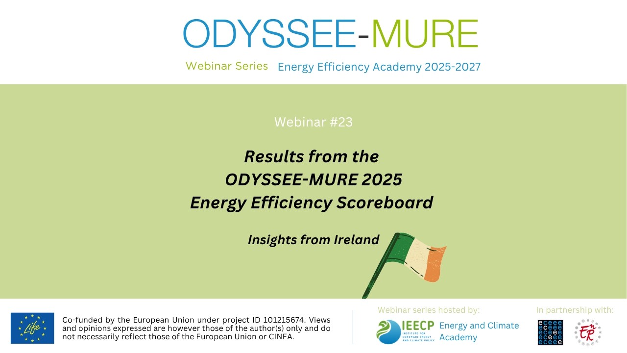 ODYSSEE-MURE 2025 Scoreboard + Insights from Ireland