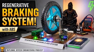 Regenerative Braking System | regentative breaking system with ABS