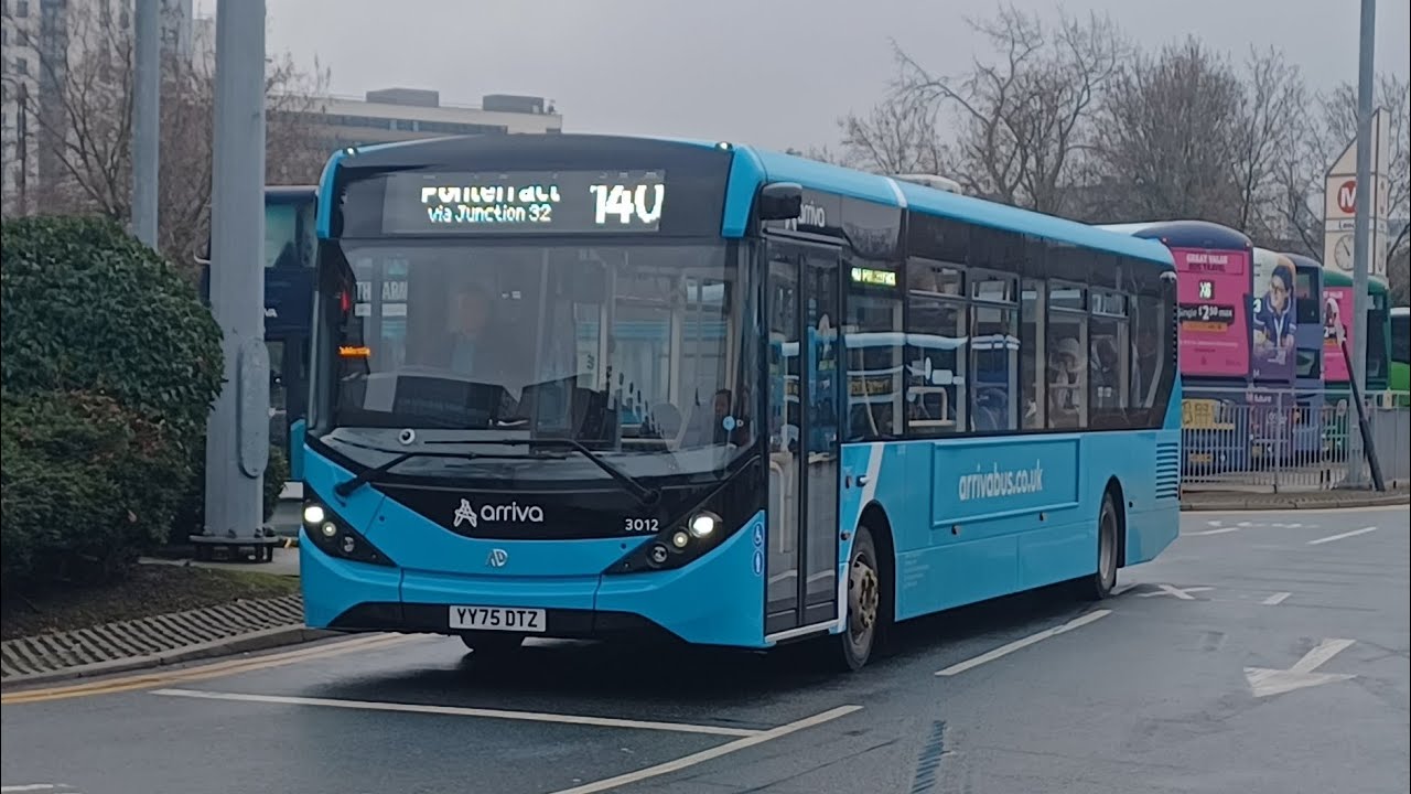 *BRAND NEW* Arriva Yorkshire 3012 YY75DTZ - 164 to Leeds Bus Station