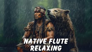 Native American Flute and Rain Sound | Music for Meditation, Healing, Deep Sleep, Heal Your Mind