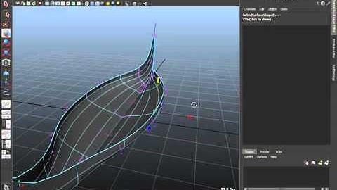 How modeling of the boat. maya