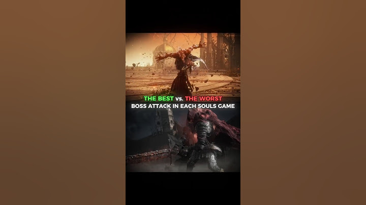 The Best vs. The Worst Boss Attack in Every Souls Game