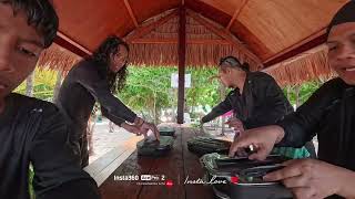 makan makan di pulau mataking kecil semporna#semporna #pulau 