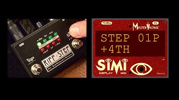 Creating Riff-Step Presets using the SIMI Display Emulator